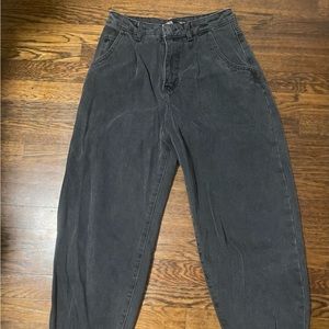 Women’s Zara high rise slouchy jeans, high waisted, size 26